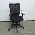 Inertia Black High Mesh Back Adjustable Task Chair with Arms
